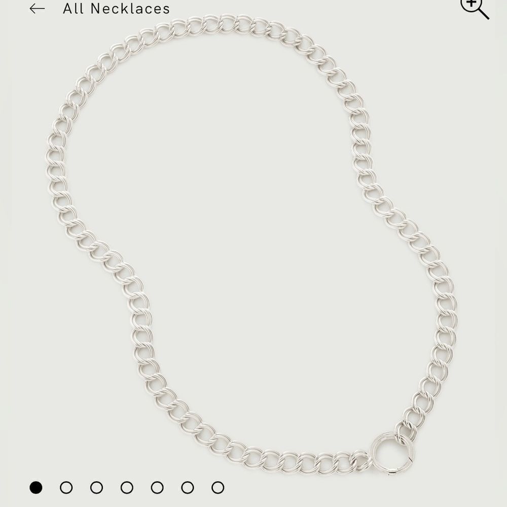 Groove Curb Chain Necklace 48cm/19' Monica Vinader